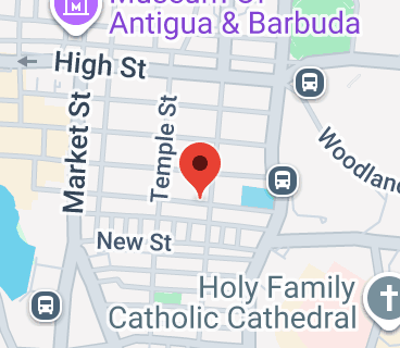Map of Tanner Street St. John's, Antigua, Antigua & Barbuda