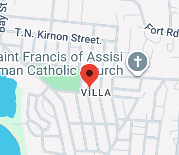 Map of 45 Central Street, Villa Area, St John's, Antigua & Barbuda
