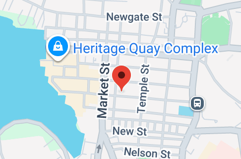 Map of Nevis St, St John's, Antigua & Barbuda
