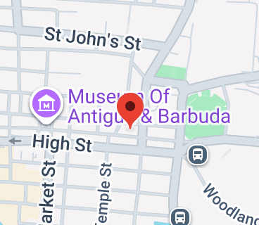 Map of 45C5+PFM, Long St, St John's, Antigua & Barbuda