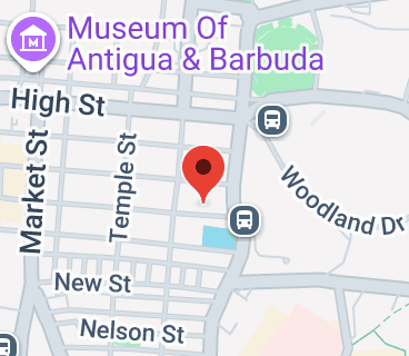 Map of 4595+RQC, Nevis St, St John's, Antigua & Barbuda